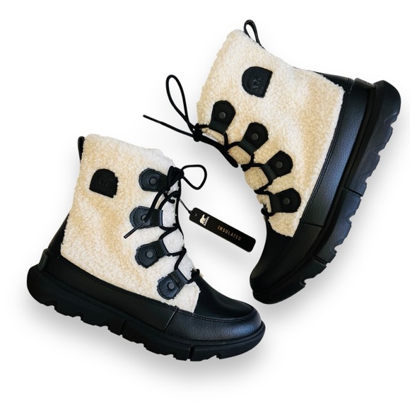 New SOREL Explorer II Joan Cozy Boot Waterproof and Insulated Snow Boots Sz 7.5 - Picture 2 of 8